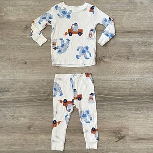 Carter’s Yeti Snowman pajama set size 12 months